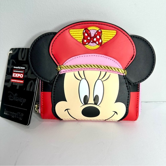 Loungefly Disney Minnie Mouse Pilot Cosplay Wallet - Picture 1 of 5
